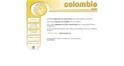 Desktop Screenshot of colombie.com