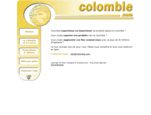 Tablet Screenshot of colombie.com
